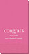Big Word Congrats Guest Towels Image 2 of 3